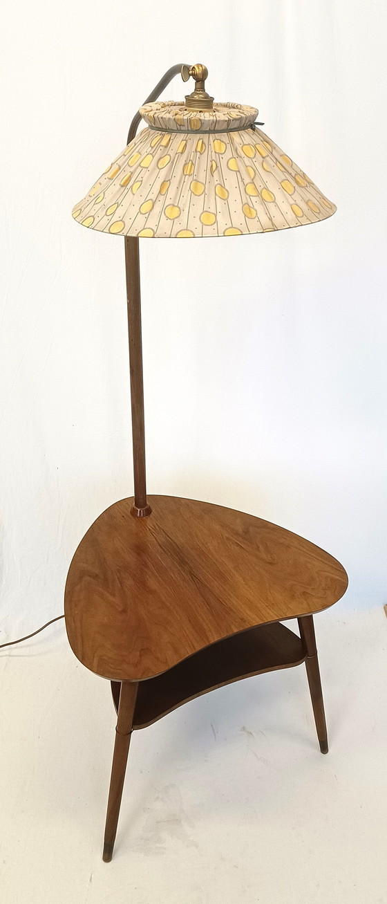 Image 1 of Fifties table with lamp