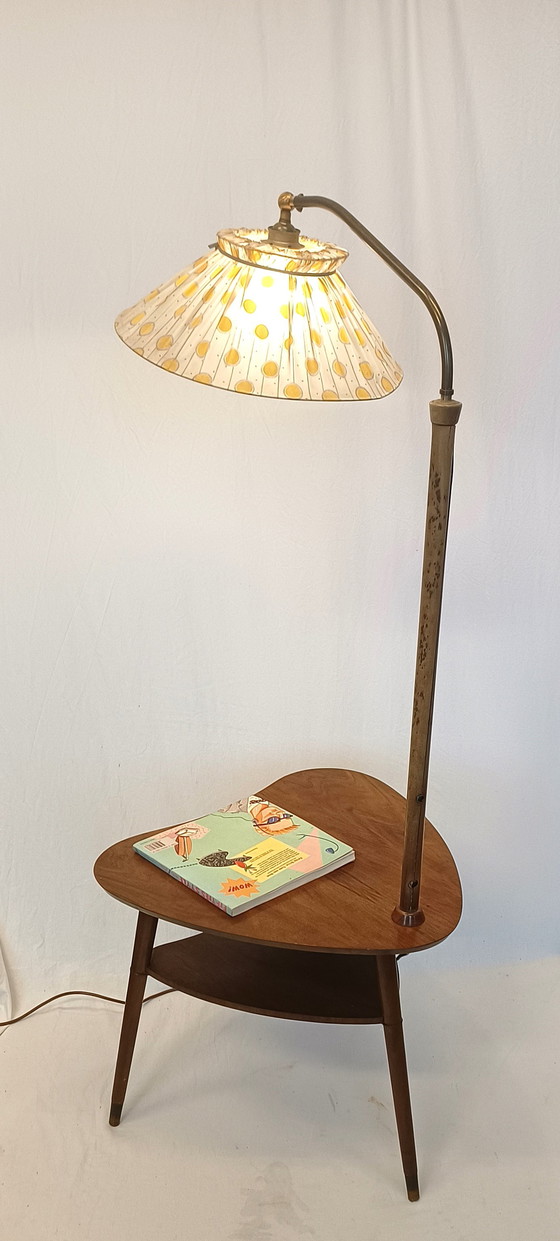 Image 1 of Fifties table with lamp