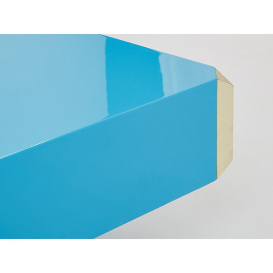 Image 1 of Vintage brass coffee table by Mario Sabot, Italy 1970