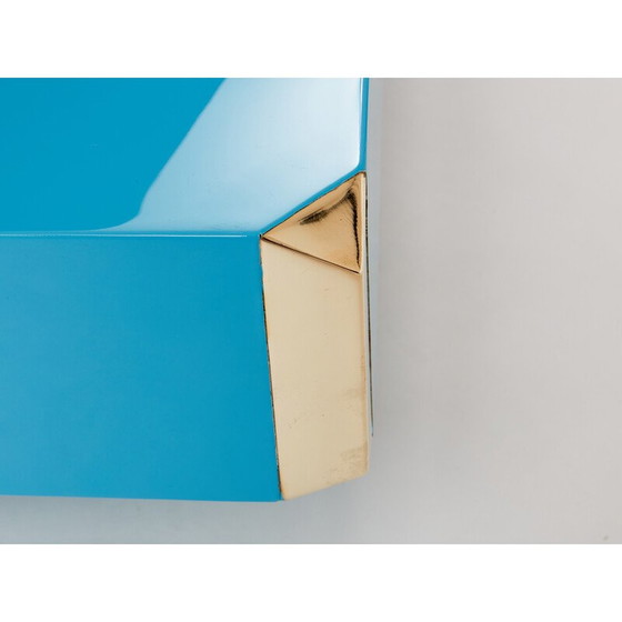 Image 1 of Vintage brass coffee table by Mario Sabot, Italy 1970