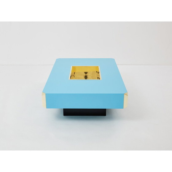 Image 1 of Vintage brass coffee table by Mario Sabot, Italy 1970