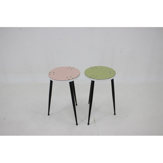Image 1 of Pair of Italian vintage stools, 1960s