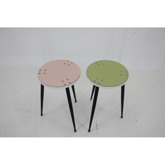 Image 1 of Pair of Italian vintage stools, 1960s