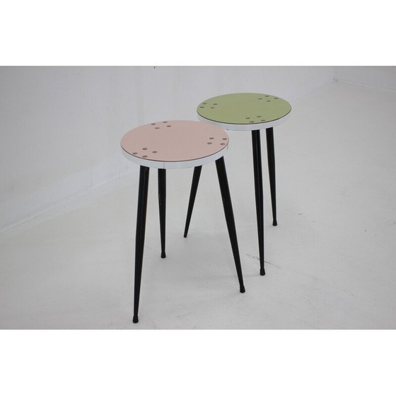 Image 1 of Pair of Italian vintage stools, 1960s