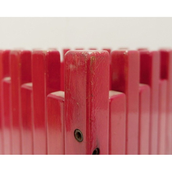Image 1 of Vintage red planter by Ettore Sottsass for Poltronova, Italy 1961