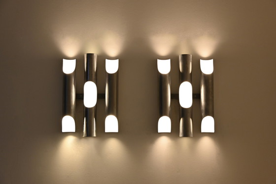 Image 1 of Fuga Wall Lamps By Maija Liisa Komulainen For Raak, 1970S, Set Of 2