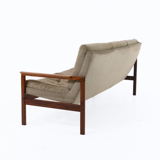 Image 1 of Rosewood Three-Seater Sofa 1960s