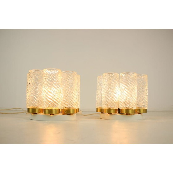Image 1 of Pair of vintage ceiling lamps by Napako, Czechoslovakia 1970