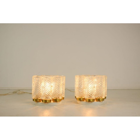 Image 1 of Pair of vintage ceiling lamps by Napako, Czechoslovakia 1970