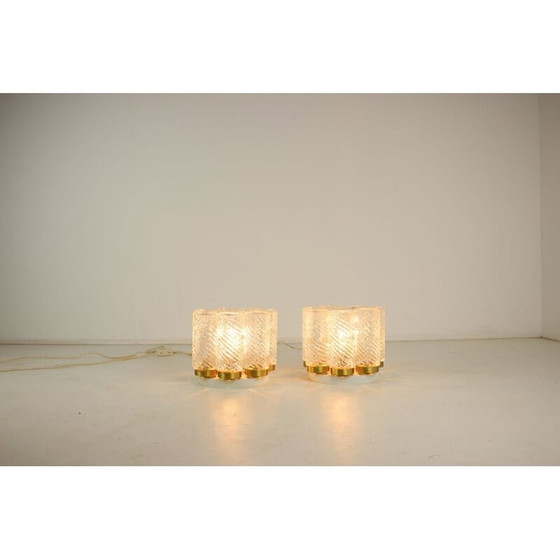 Image 1 of Pair of vintage ceiling lamps by Napako, Czechoslovakia 1970