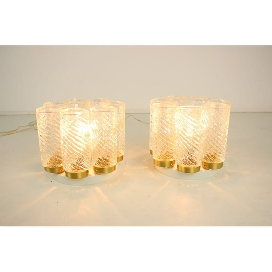 Image 1 of Pair of vintage ceiling lamps by Napako, Czechoslovakia 1970