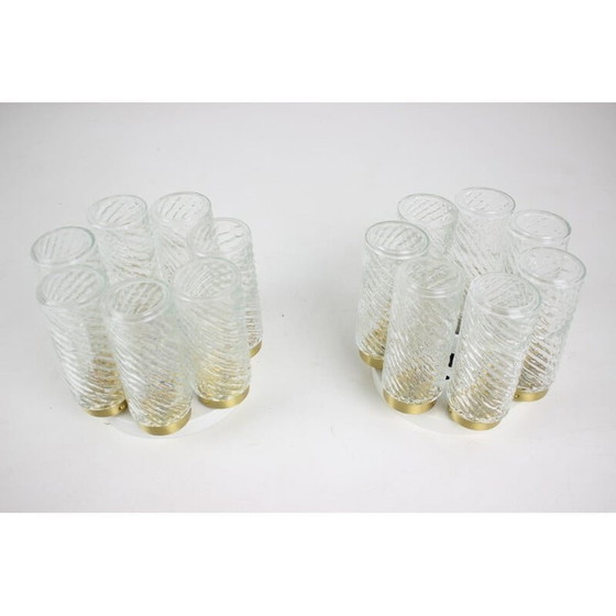 Image 1 of Pair of vintage ceiling lamps by Napako, Czechoslovakia 1970