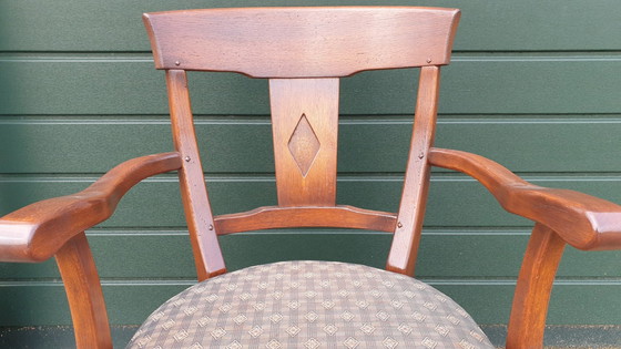 Image 1 of 4x Bannink Jugendstil Schuitema dining room chairs