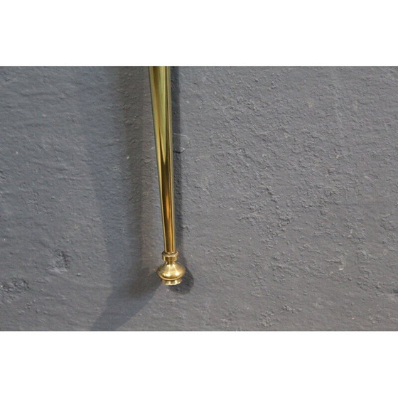 Image 1 of Vintage Coat hanger in brass and velvet, Italy 1950s