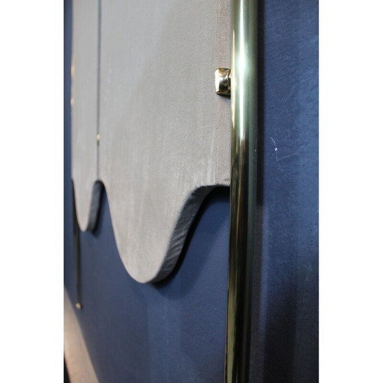 Image 1 of Vintage Coat hanger in brass and velvet, Italy 1950s