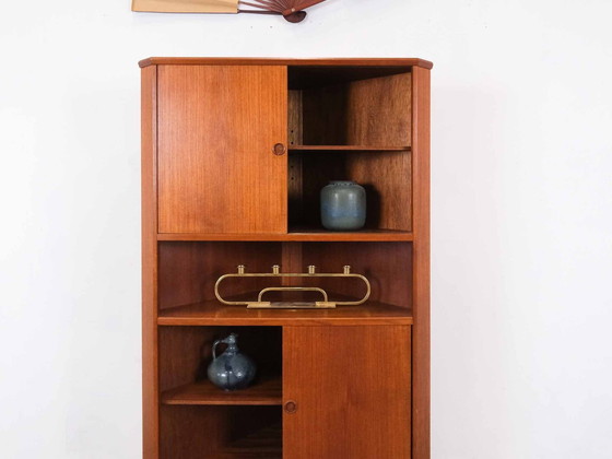 Image 1 of Corner Cabinet Danish Teak Midcentury