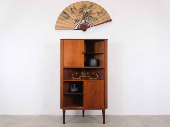 Image 1 of Corner Cabinet Danish Teak Midcentury