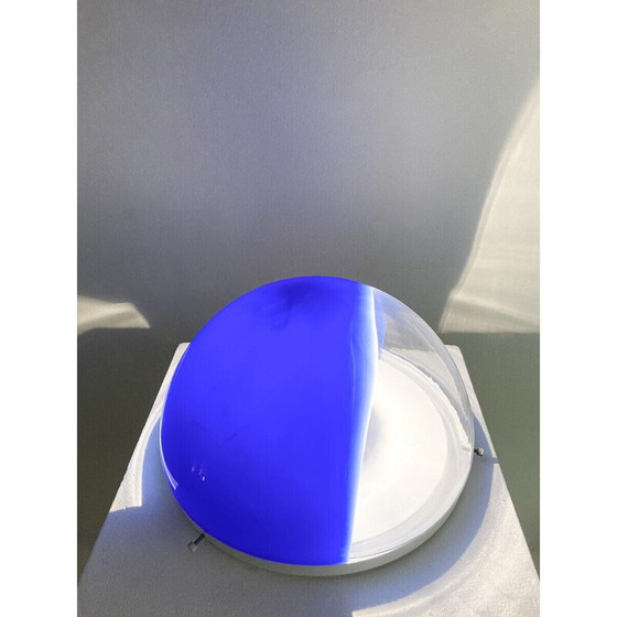 Image 1 of Lampada da tavolo vintage in vetro di Murano di Mazzega, 1960