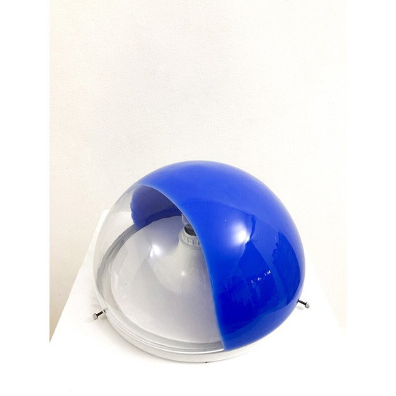 Image 1 of Lampada da tavolo vintage in vetro di Murano di Mazzega, 1960