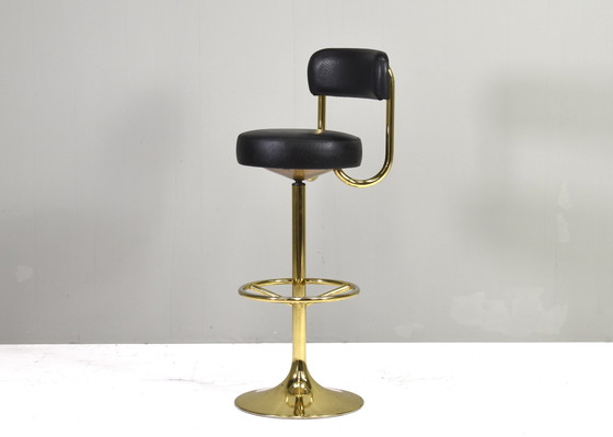 Image 1 of Börje Johanson Swivel Bar Stool, Sweden, circa 1960