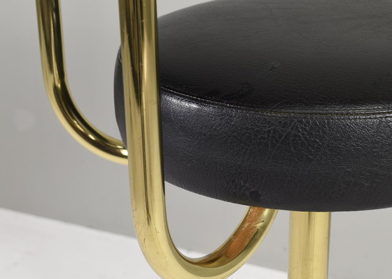 Image 1 of Börje Johanson Swivel Bar Stool, Sweden, circa 1960