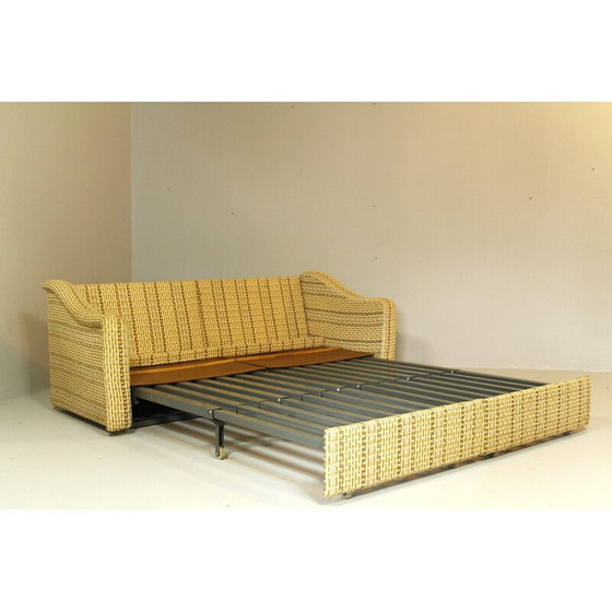 Image 1 of Vintage 2-seater fabric sofa for Interier Praha, Czechoslovakia 1975