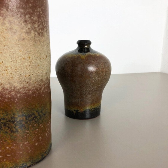 Image 1 of Set of 3 vintage ceramic vases by Elmar and Elke Kubicek, Germany 1970