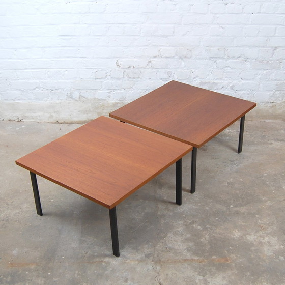 Image 1 of Pair Of Low Tables "Tu02" By Cees Braakman For Pastoe 1960