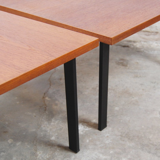 Image 1 of Pair Of Low Tables "Tu02" By Cees Braakman For Pastoe 1960