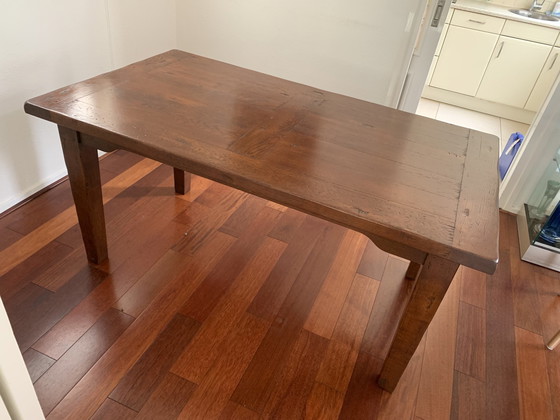 Image 1 of Table de salle à manger vintage en bois