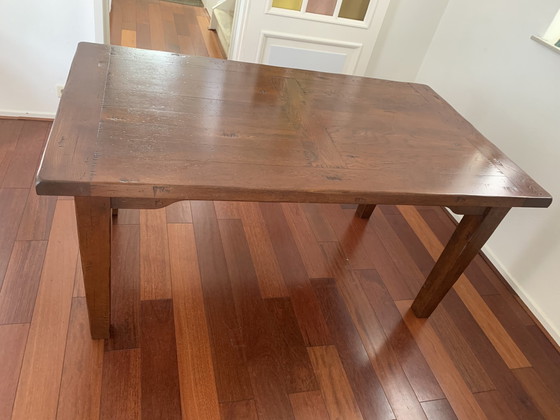 Image 1 of Table de salle à manger vintage en bois