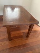 Table de salle à manger vintage en bois