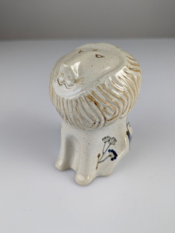 Image 1 of Ceramic Lion In Stoneware By Antonio Salvador Orodea 1980S