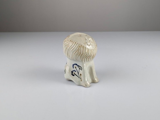 Image 1 of Ceramic Lion In Stoneware By Antonio Salvador Orodea 1980S