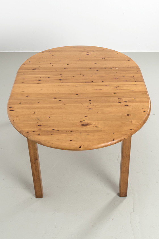 Image 1 of Table ronde vintage en bois