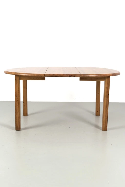 Table ronde vintage en bois