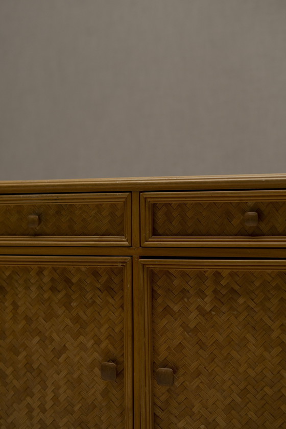 Image 1 of Bamboo And Rattan Sideboard