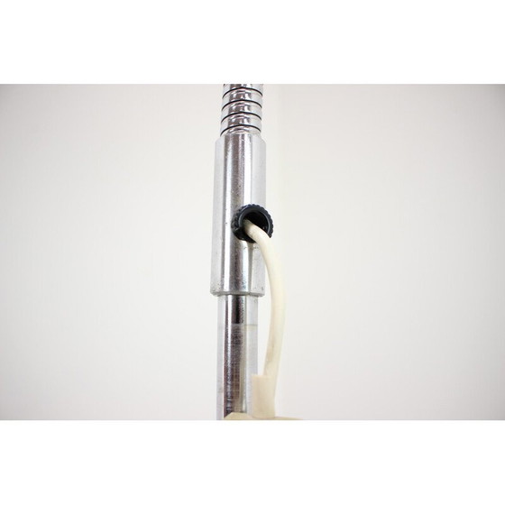 Image 1 of Vintage floor lamp model B130 in plastic and chrome, Poland 1960