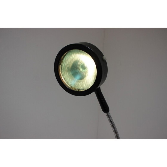 Image 1 of Vintage floor lamp model B130 in plastic and chrome, Poland 1960
