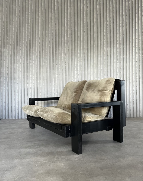 Image 1 of Brutalist 2-seat sofa