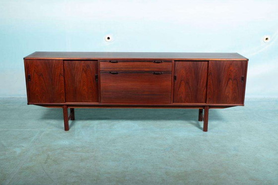 Image 1 of Vintage rosewood sideboard, minimalist dresser Fristho 60s