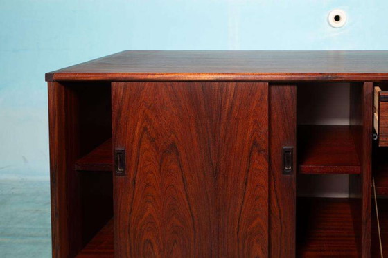 Image 1 of Vintage rosewood sideboard, minimalist dresser Fristho 60s