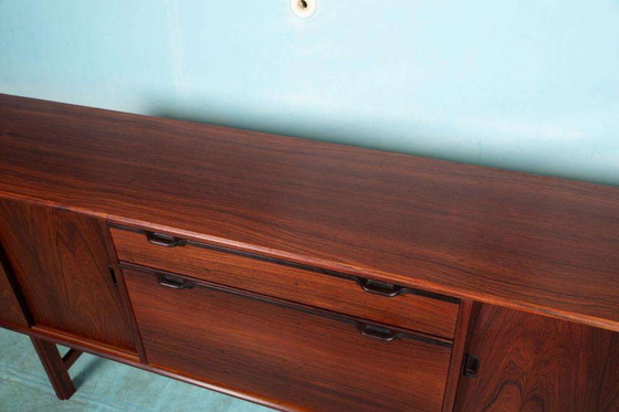 Image 1 of Vintage rosewood sideboard, minimalist dresser Fristho 60s