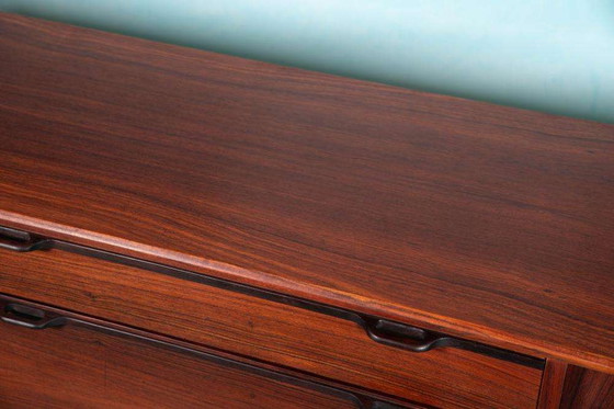 Image 1 of Vintage rosewood sideboard, minimalist dresser Fristho 60s