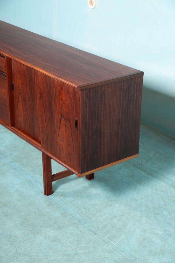 Image 1 of Vintage rosewood sideboard, minimalist dresser Fristho 60s