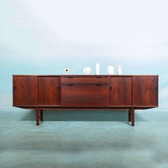 Image 1 of Vintage rosewood sideboard, minimalist dresser Fristho 60s