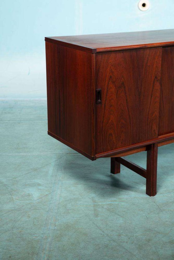 Image 1 of Vintage rosewood sideboard, minimalist dresser Fristho 60s