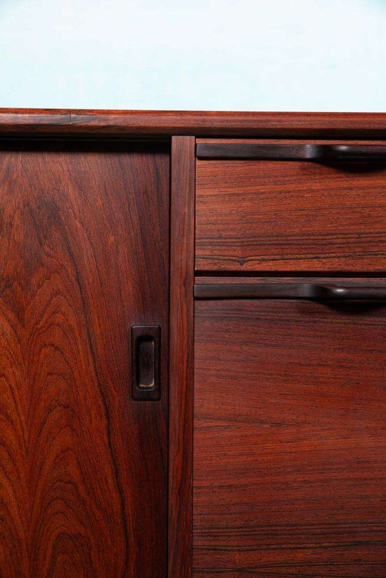 Image 1 of Vintage rosewood sideboard, minimalist dresser Fristho 60s