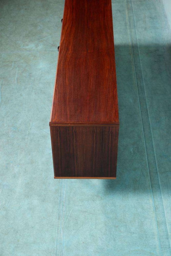 Image 1 of Vintage rosewood sideboard, minimalist dresser Fristho 60s