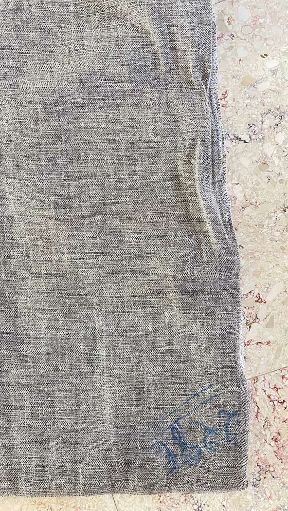 Image 1 of Alfombra de cuero beige y marrón de los años 70 (56 x 107 cm)